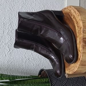 Franco Sarto Brown Heeled Booties; Size 7.5M